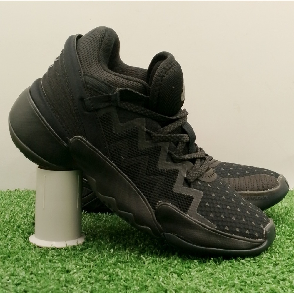 Adidas Don Issue 2 Shoes Mens 4 Triple Black Donovan Mitchell Basketball GX0041
